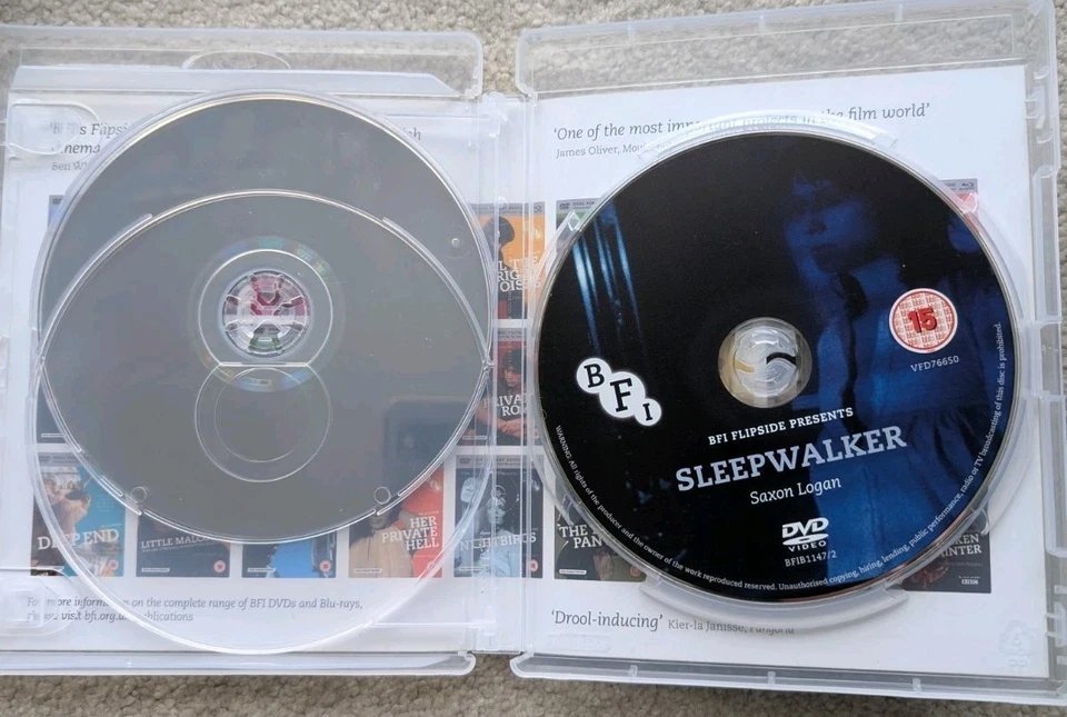 Sleepwalker 1984 Dual Format Blu-ray & DVD BFI Edition Saxon Logan used vgc - Image 4 of 4
