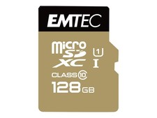 EMTEC EliteGold R90/W20 microSDXC 128GB Kit, UHS-I U1, Class 10