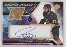 2020-21 SPx Rookie Auto Jersey Gold Spectrum 9/49 Gage Quinney #GQ Auto 0p7m