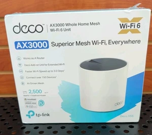 TP-LINK Deco X60 AX3000 Wi-Fi 6 Système de routeur à double bande Mesh 3-Pack blanc