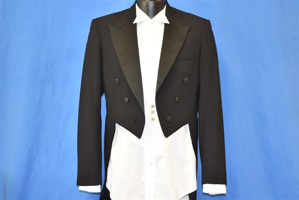 vintage 70s TUXEDO LONG TAIL FORMAL MO'S RENTAL JOKE FOGHAT 36 JACKET 30 PANTS - Image 3 of 3
