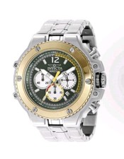 Invicta Men's 48315 Invicta Racing Quartz Chronograph Green Silver Dial Watch