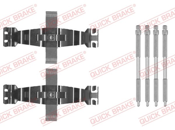 ZubehöRsatz Scheibenbremsbelag Quick Brake 109-0022 FüR Q5 Audi A6 Opel C7 Sport-image