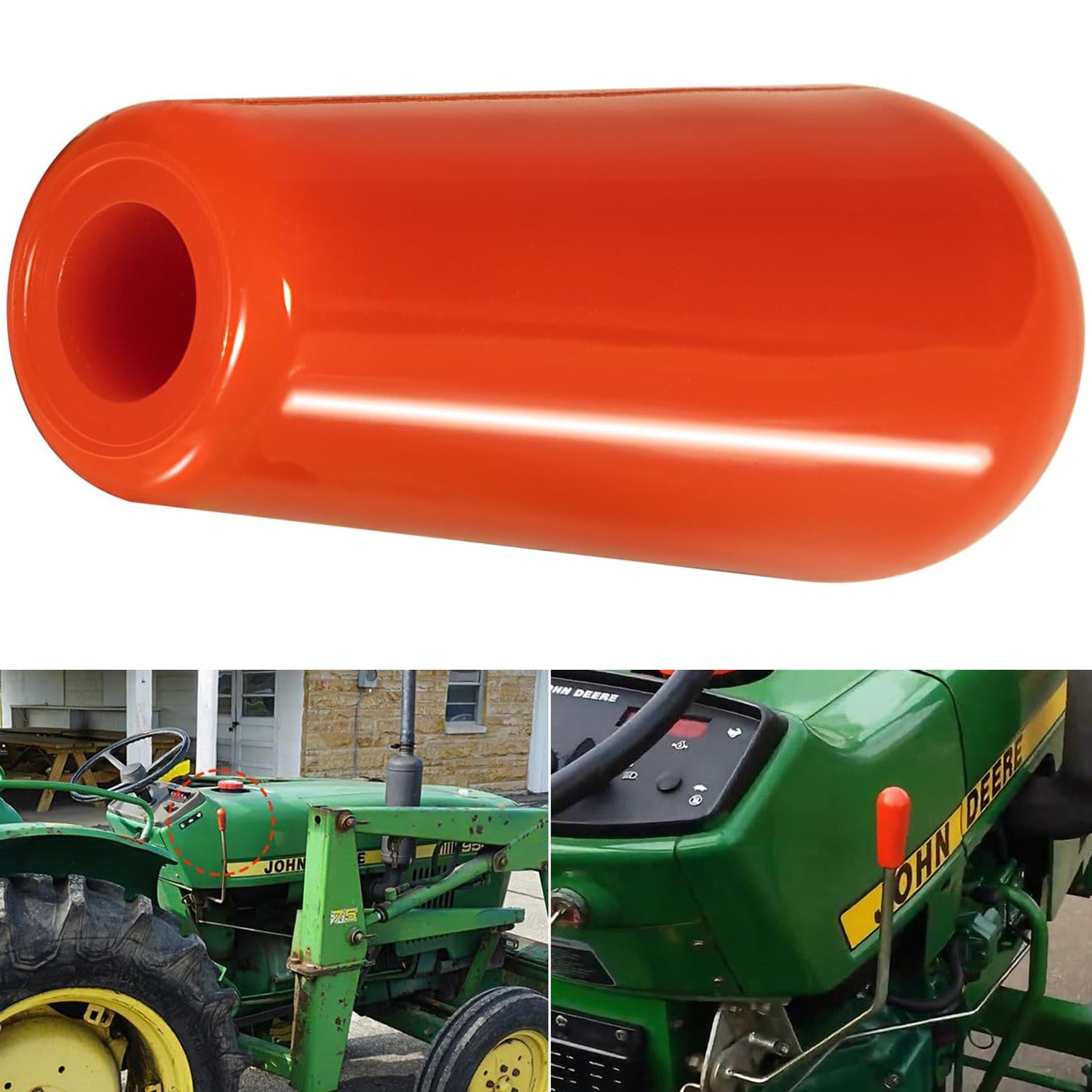 for John-Deere CH13278 650,750,850,950,1050 Compact Tractors Throttle lever knob thumbnail 10