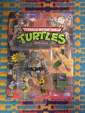 Vintage 1989 TMNT Metalhead 19 Back MOC Sealed Playmates Original Card Unpunched