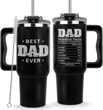 Father Day Gifts For Dad - Best Dad Ever Tumbler 40Oz - Gift for Daddy, Birthday