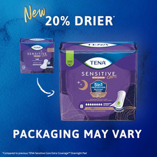 Sensitive Care Incontinence Pads, Bladder Control, Postpartum for Women, Over...