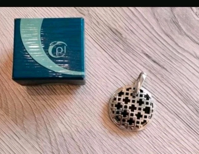 Pierre Lang Anhänger Zweiteilig Amulett Stein Schwarz - Bild 2 von 2