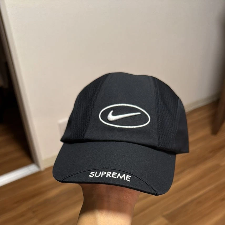 Chapeau de course noir taille GRATUIT Supreme X Nike Hj7959 010