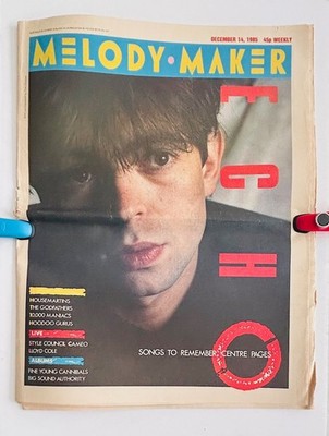 Melody Maker (12/14/1985) (Echo & the Bunnymen on Cover)
