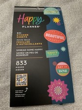 Happy Planner Sticker Pack for Calendars, Journals Diary Planners New Unused
