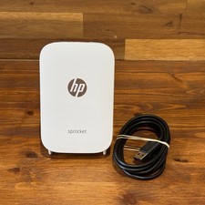 HP Sprocket 2x3" Portable Bluetooth Instant Photo Printer White & Rose Gold Used