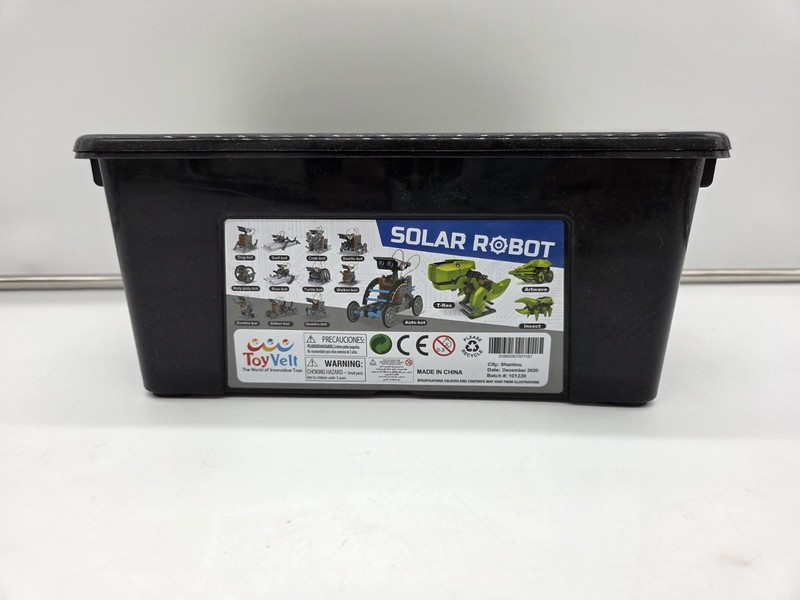 ToyVelt 15 in 1 Solar Robot Kit TRex and More! OPEN BOXrere4