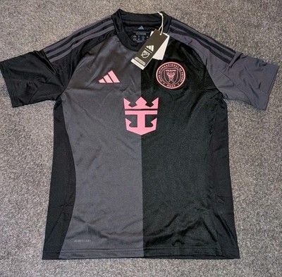 NWT Kids Inter Miami Messi #10 Jersey - Black & Pink - Size L13-14