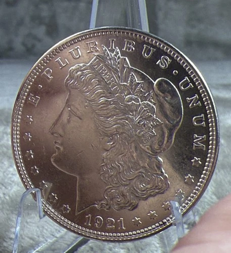 1921 P MORGAN DOLLAR PROOF LIKE/DMPL GEM SUPERB BU SUPER RARE #2632