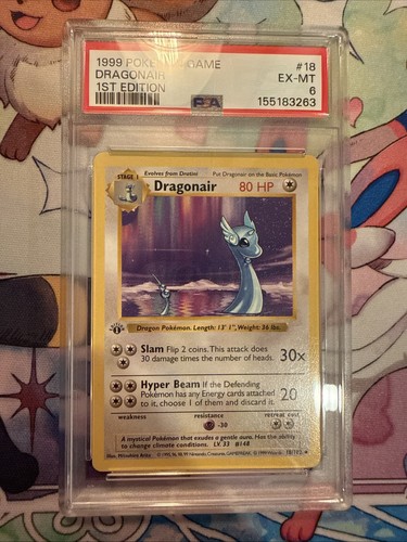 Dragonair (1st Edition) graded PSA 6 for sale on eBay