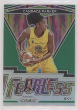 2021 Panini Prizm WNBA Fearless Green Prizm Candace Parker #8 0u7