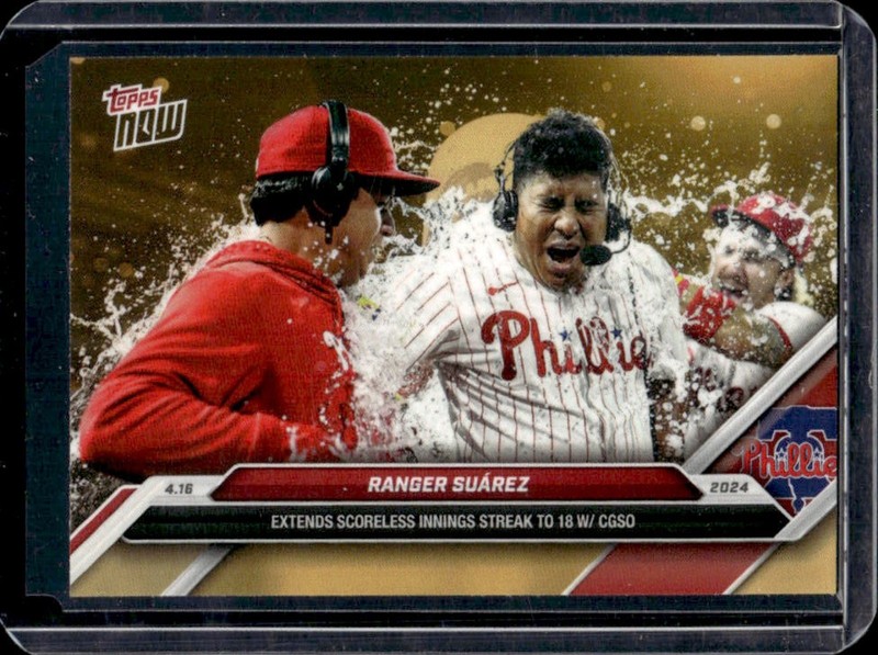 2024 Topps Now Road to Opening Day Bonus Ranger Suarez #ODB4 Phillies