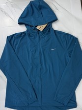 Women's Nike Swift Repel Packable Running Jacket Size Large Teal/Blue
