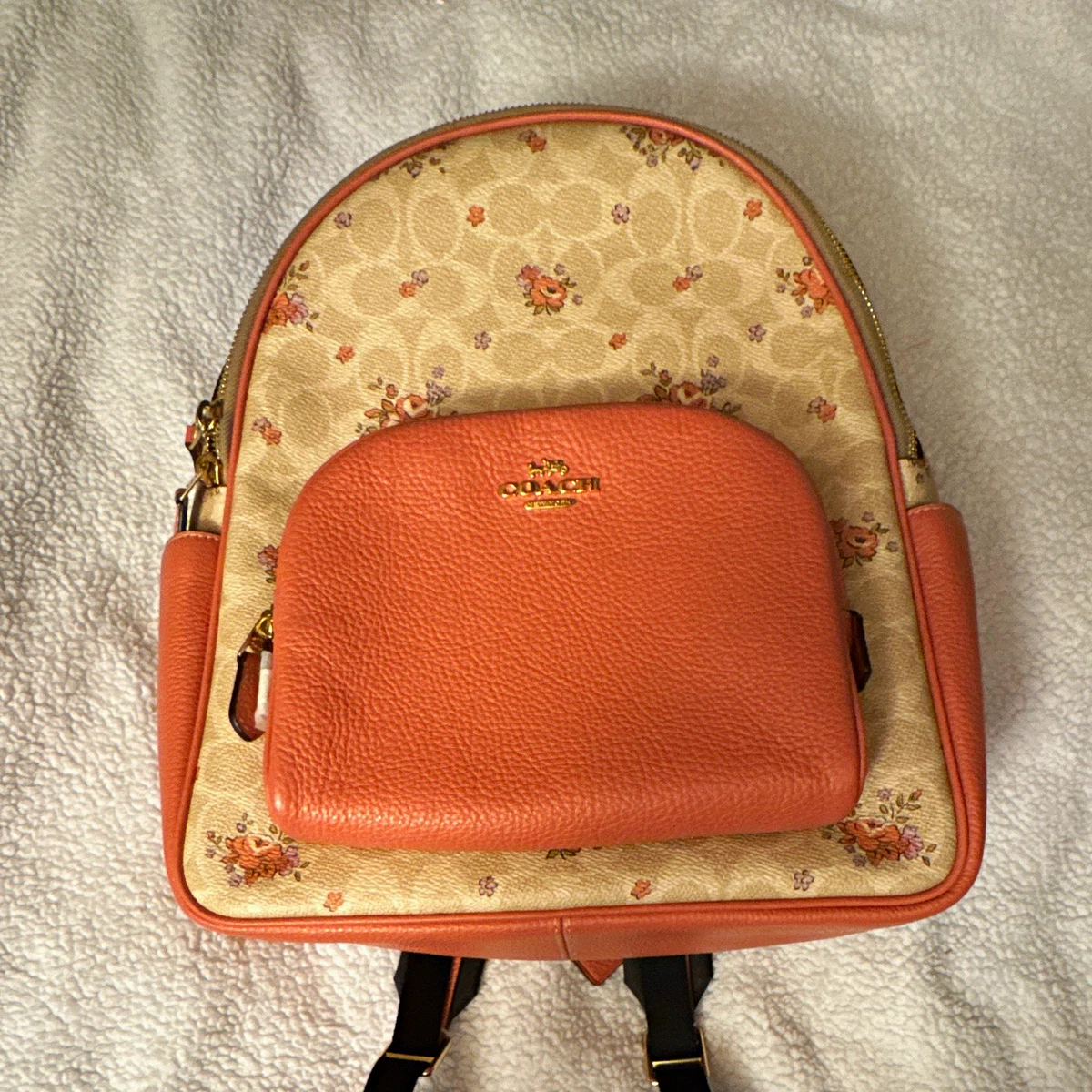 Coach Leather Exterior Floral Bags & Handbags for Women for sale