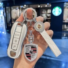 Porsche Tpu Key Cover Custom Key Fob Case For 911 Macan Cayenne Panama