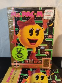 🔥MS. PAC-MAN Original TENGEN Nintendo NES In Shrink Authentic With Original Box