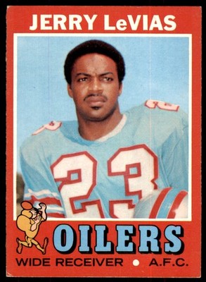 1971 TOPPS JERRY LEVIAS HOUSTON OILERS #240