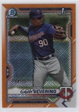 2021 Bowman Mega Box Orange Mojo Refractor 8/25 Yunior Severino #BCP-140 0u17