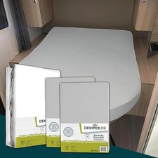 Spannbettlaken Wohnmobil Set 130-160x200 2x Jersey + Molton Queens Bett