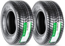 Ecustomrim 2-pack Trailer Tire 20.5x8.0-10 20565-10 Deep Tread Load E 10 Ply