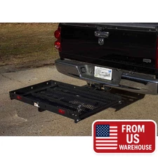 Titan Ramps Scooter Wheelchair Carrier 400 lb Capacity Folding Hitch Mount Tray