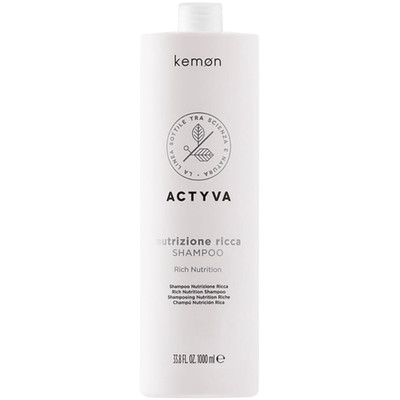 Kemon Actyva Nutrizione Ricca Shampoo 1000ml   für sehr trockenes Haar
