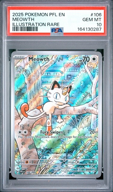 Meowth #106 (Phantasmal Flames)