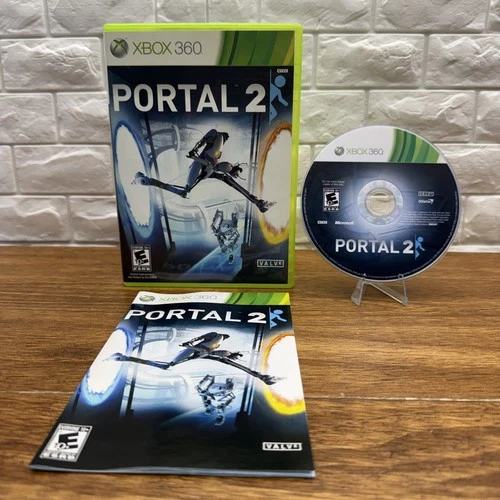 Portal 2 (Microsoft Xbox 360, 2011) CIB Tested Working Free Shipping