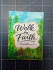 ACEO Original Bible Verse Art Watercolor Ink Mini BrushWavesStudios #019 — photo 2