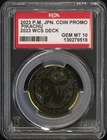 PSA 10 GEM MINT PIKACHU WORLD CHAMPIONSHIP 2023 POKEMON WCS COIN LOW POP