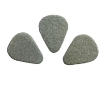 Dunlop Guitar Picks 3 Pack Felt Pick 3.2mm Bevelled