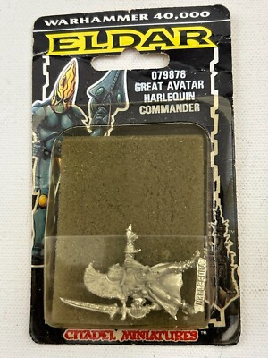 Warhammer 40K Eldar Great Avatar Harlequin Commander BRAND NEW SEALED metal OOP