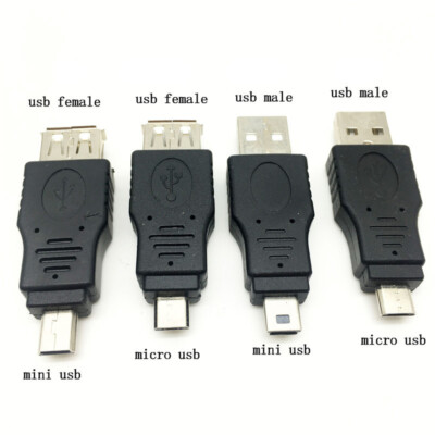 Mini Usb Plug Male Mini USB 2.0 Micro Male Female Converter Adapter | Mini-USB | MP4 ...