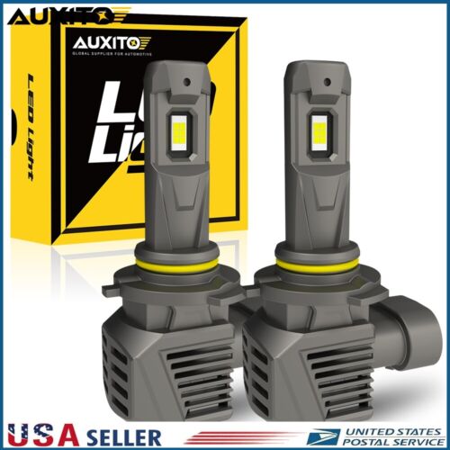 9006 HB4 LED Headlight Bulb Kit 6500K White Super Bright High/Low Beam Combo 2x