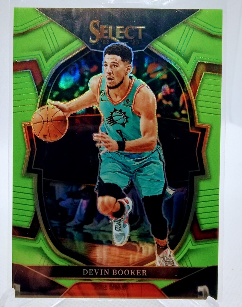 2022-23 Panini Select #38 Lime Green Concourse /75 Suns Devin