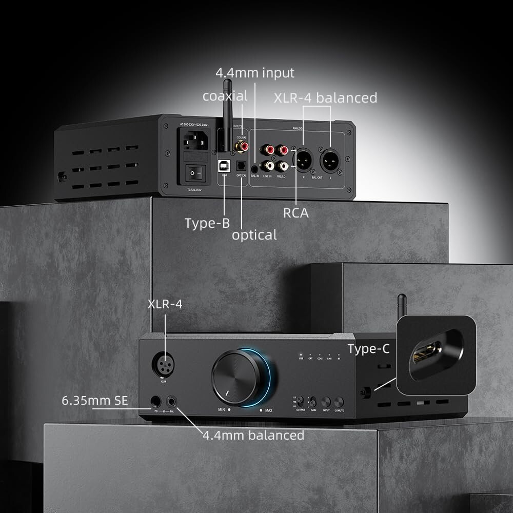 FiiO K9 AKM Desktop USB/DAC and Headphone Amplifier with