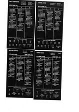 Strat O Matic BLACK baseball 2022 New York Yankees team 41 cards