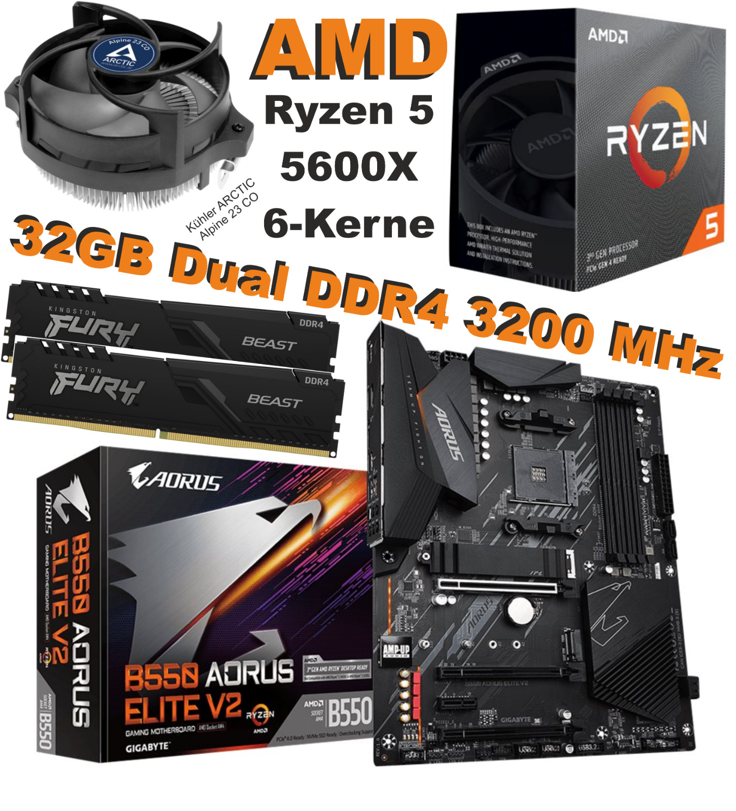 Gigabyte Hauptplatine - Technology - B550 Aorus Elite Ax V2 - Bild 4