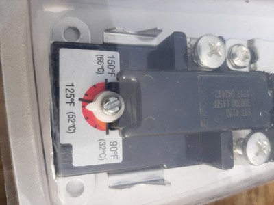 Utilitech - 0362345- Water Heater Thermostat Double element water heater |  eBay