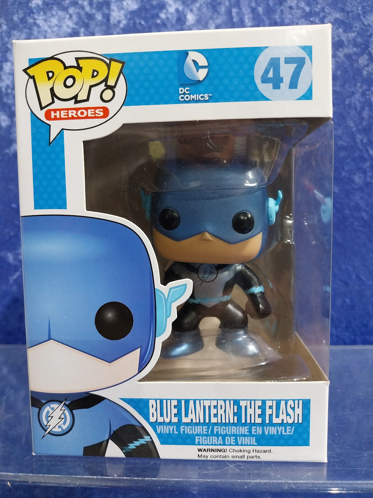 Pop Vinyl Dc Super Heroes Justice League 208 Mib The Flash Metallic Blue 2018