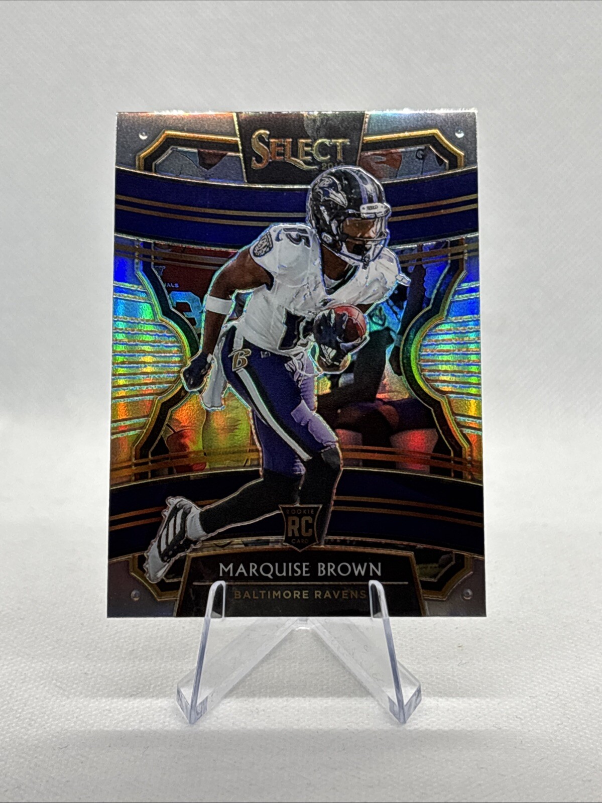 2019 Panini Select Marquise Brown #65 Concourse Silver Prizm RC Ravens Chiefs