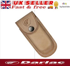 Darlac Expert Leather Knife Pouch 12cm - High quality, Ideal Use for Gardeners