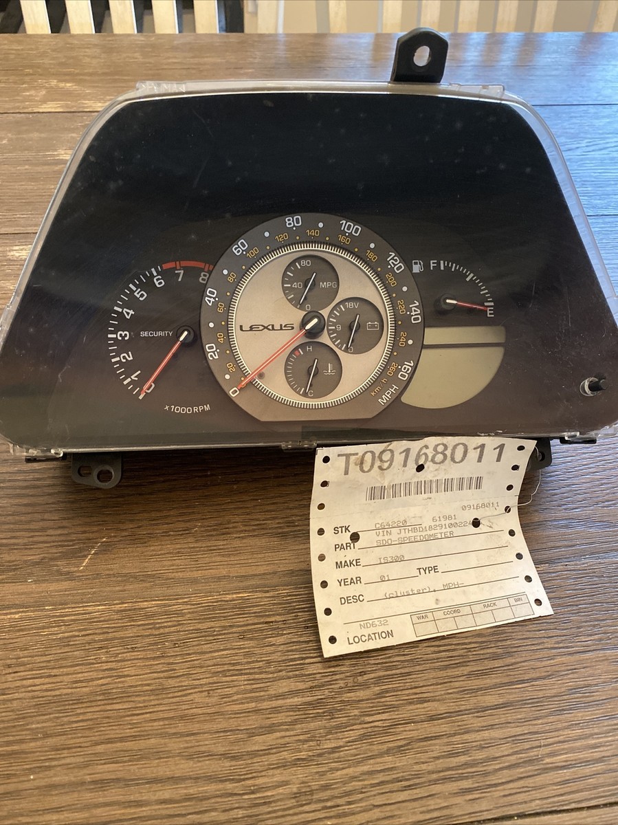 2001 05 Lexus IS300 speedometer gauge cluster panel 83800-53220