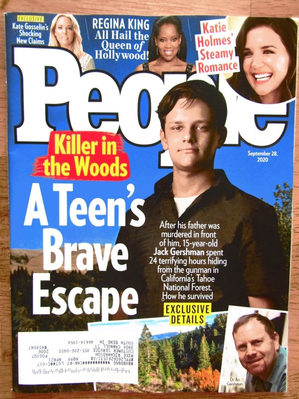 PEOPLE MAGAZINE 9-28-20 JACK GERSHMAN, KATIE HOLMES, REGINA KING, KATE GOSSELIN